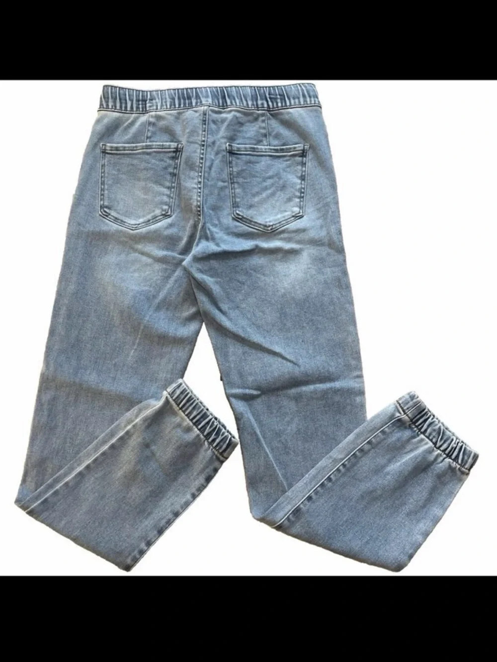 Women’s Relaxed Light Blue Denim Jogger Jeans